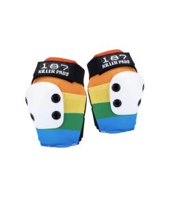 187 - Slim Elbow Pads Rainbow - Medium