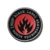 Black Label - Since 1988 Red 2.25in Round - Patch -Skate Pro Shop Black Label Skateboards Since 1988 round 2 25 inch patch red flame