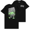 Heroin - Curb Crusher King Backprint T-Shirt - Black -Skate Pro Shop Heroin Skateboards Curb Crusher King Backprint T Shirt Black