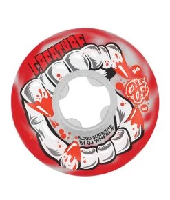 OJ - Creature DNA Curbsuckers Bloodsuckers Red Clear Swirl - 54mm 95a