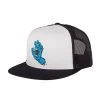 Santa Cruz - Screaming Hand Mesh Trucker Hat O/S - White/Black