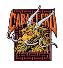 Powell Peralta - Cab Street Dragon Yellow Enamel 1.3125in - Lapel Pin