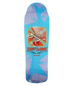 Birdhouse - Tony Hawk Artifact Blue / Purple Shaped - 9.5in X 31.5in