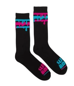 Slime Balls - Drip Strip Black - Socks