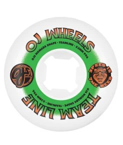 OJ - Team Line Nomad White Green - 53mm 99a