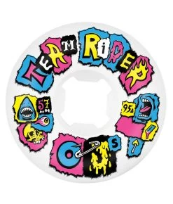 OJ - Team Rider White Multi Color - 57mm 95a