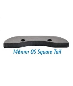 Seismic - Skid Plates Old School Tail Black - 146mm