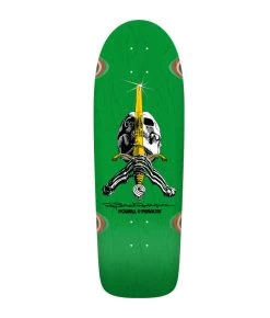 Powell Peralta - Rodriguez Skull And Sword Green - 10in X 30in