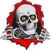 Powell Peralta - Ripper 10in - Patch -Skate Pro Shop powell peralta ripper patch 10 single iron on