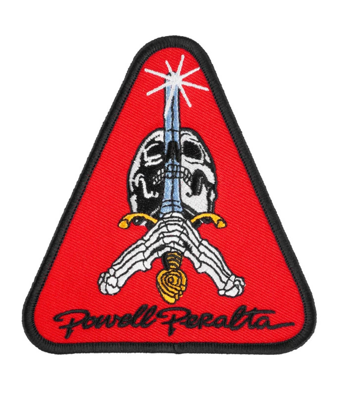Powell Peralta - Skull And Sword Red - Patch 3 Powell Peralta - Skull And Sword Red - Patch