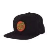 Santa Cruz - Snapback Classic Patch O/S - Black -Skate Pro Shop santa cruz snapback mid profile o s black