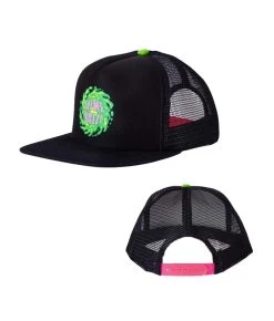 Slime Balls - Sb Logo Mesh Trucker - Black X One Size
