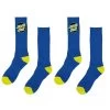 Santa Cruz - Classic Dot Blue/Yellow Socks 2 Pack - Socks -Skate Pro Shop sc blue yellow crew socks 2 pack