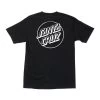 Santa Cruz - Opus Dot T-Shirt - Black/White -Skate Pro Shop sc opus dot shirt black