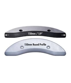 Seismic - Skid Plates Round Black - 150mm