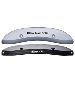 Seismic - Skid Plates Round White - 180mm