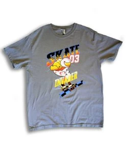 Skate Invaders - Speed Invaders T-Shirt - Grey