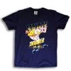 Skate Invaders - Speed Invaders T-Shirt - Navy Blue -Skate Pro Shop skate invaders speed invader downhill skateboarding t shirt navy