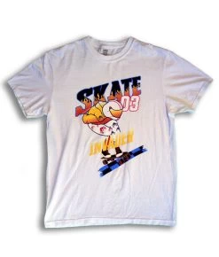 Skate Invaders - Speed Invaders T-Shirt - White