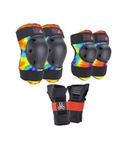 Triple 8 - Saver Series 3-Pack Pads - Tie Dye