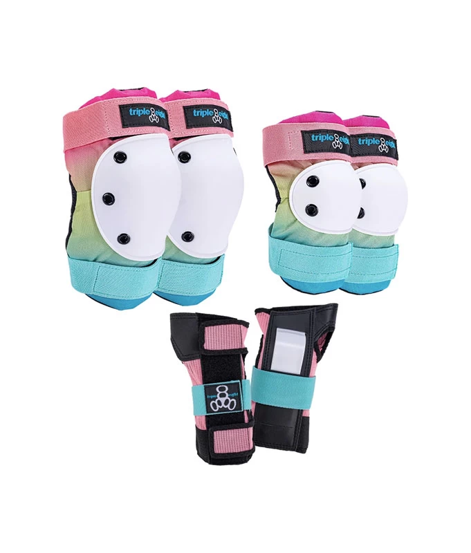 Triple 8 - Saver Series 3-Pack Pads - Shaved Ice 3 Triple 8 - Saver Series 3-Pack Pads - Shaved Ice