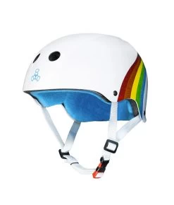 Triple 8 - Certified Sweatsaver - White Rainbow Sparkle